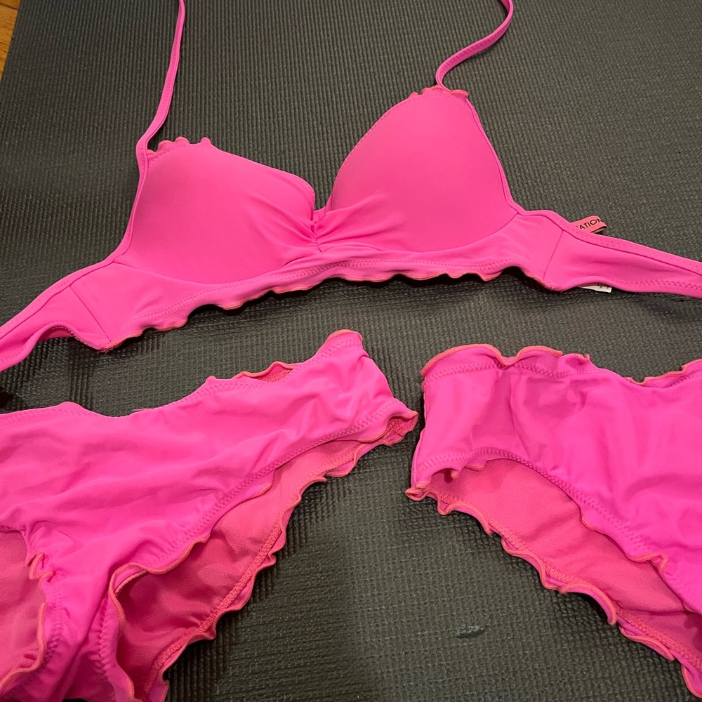 Two piece bathing suit